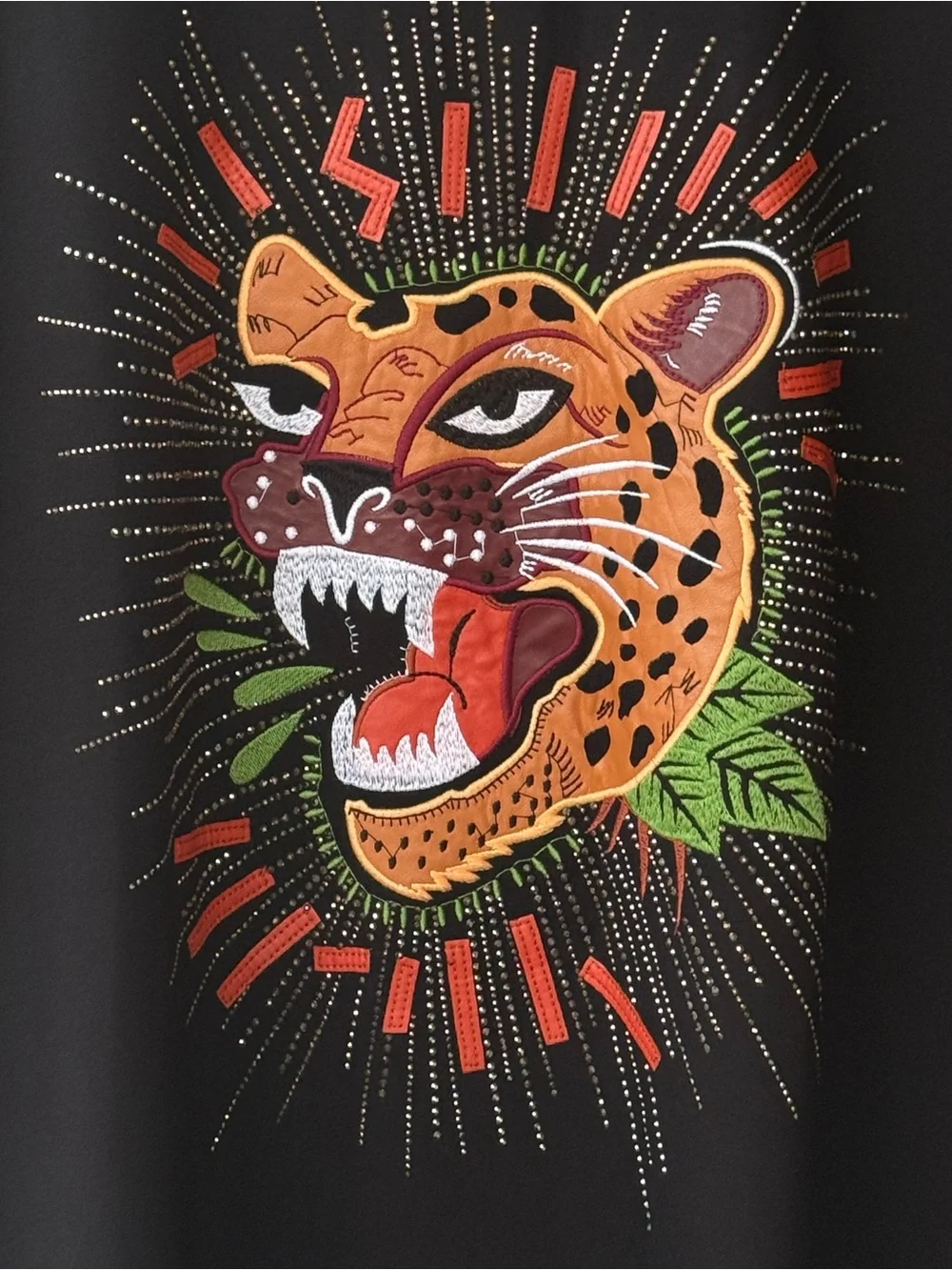 Darkwin By Darkmen NWT Black Oversized Graphic Tunic Dress Jaguar Leopard XL